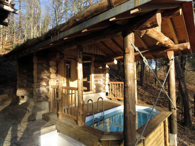 La Cabane De Hans Saint-Martial-de-Gimel Eksteriør billede